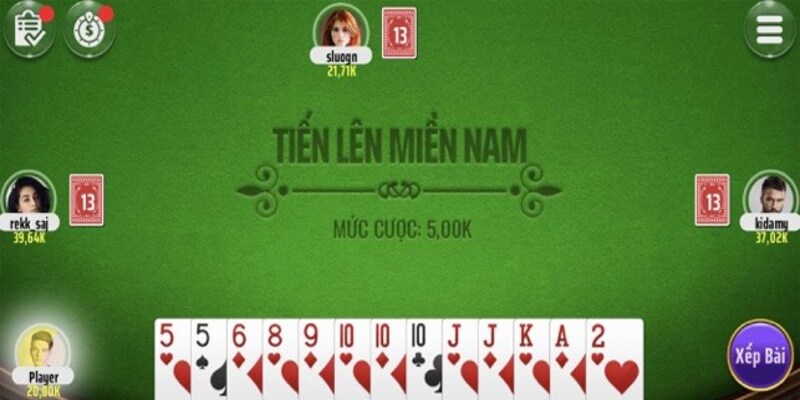 Game đánh bài Tiến Lên thịnh hành